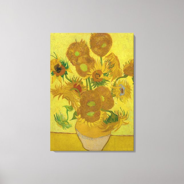 sunflowers canvas print (Front)
