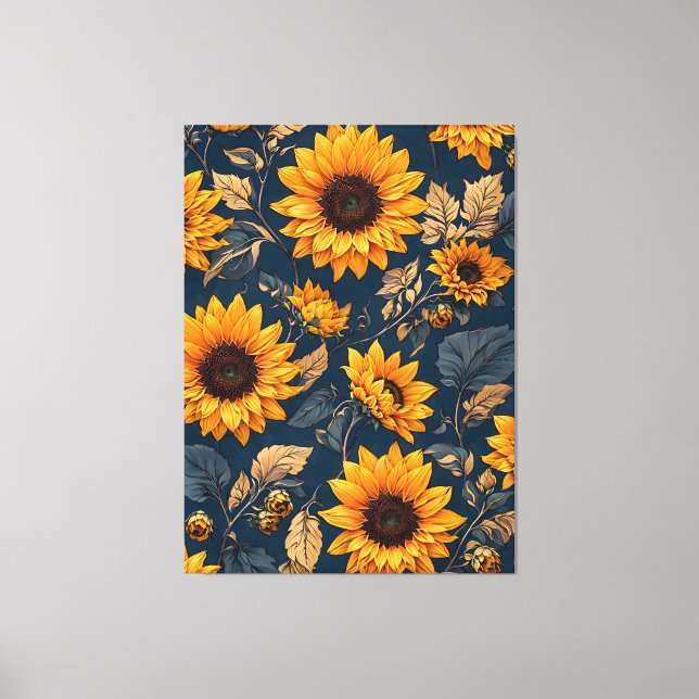 Sunflowers Canvas Print (Front)