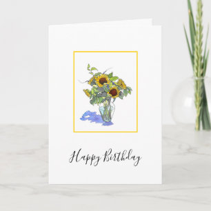 Sunflowers  card