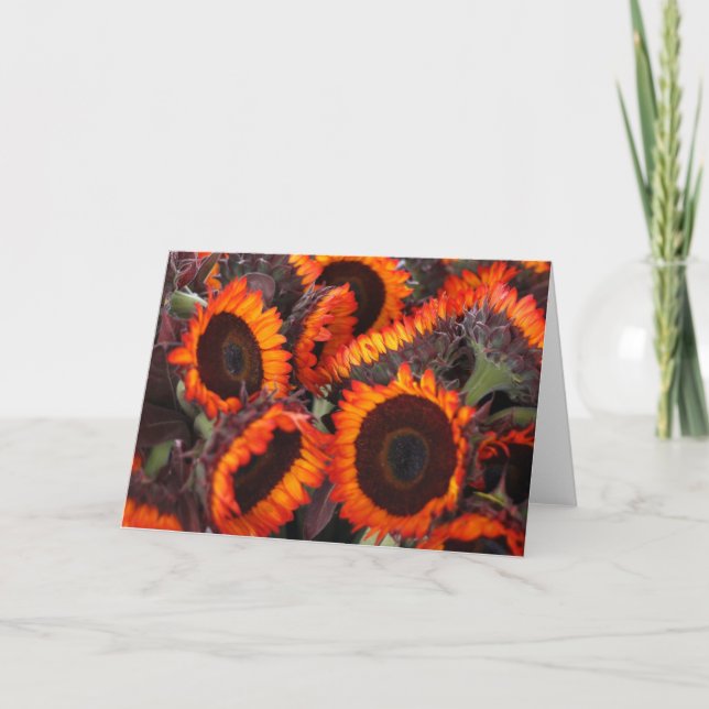 sunflowers card (Front)