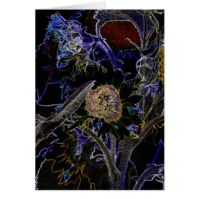 SUNFLOWERS CARD (Front)