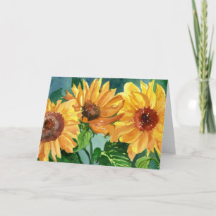 Sunflowers Card