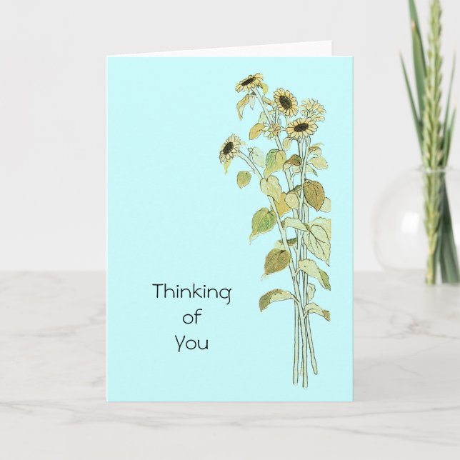 Sunflowers Card (Front)