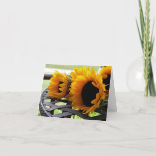 Sunflowers Card
