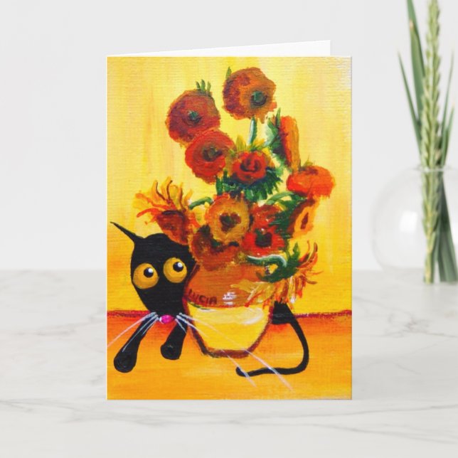 Sunflowers Card (Front)