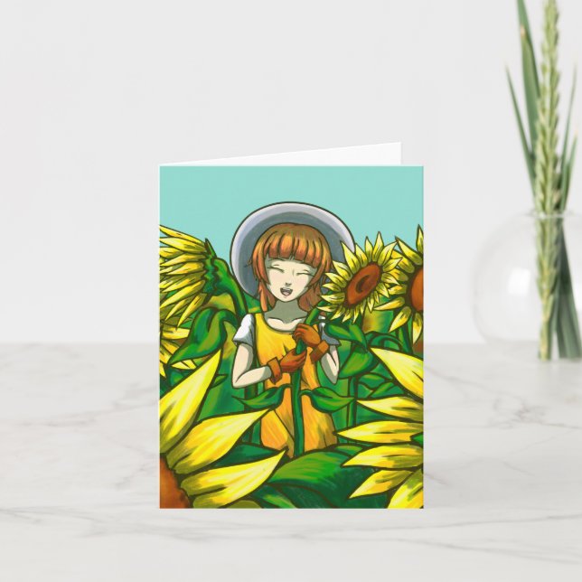 Sunflowers Card (Front)