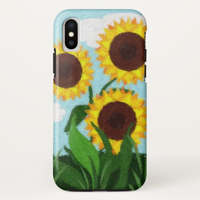 Sunflowers Case-Mate iPhone Case (Back)