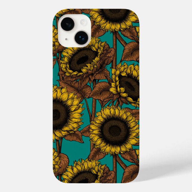 Sunflowers Case-Mate iPhone Case (Back)