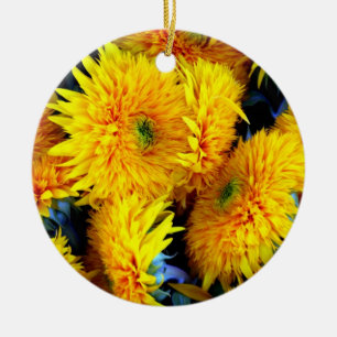 Sunflowers Ceramic Tree Decoration
