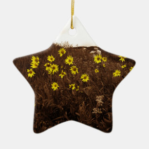 Sunflowers Ceramic Tree Decoration