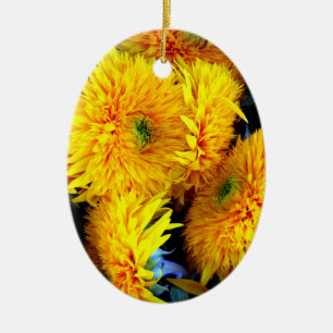 Sunflowers Ceramic Tree Decoration