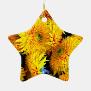 Sunflowers Ceramic Tree Decoration