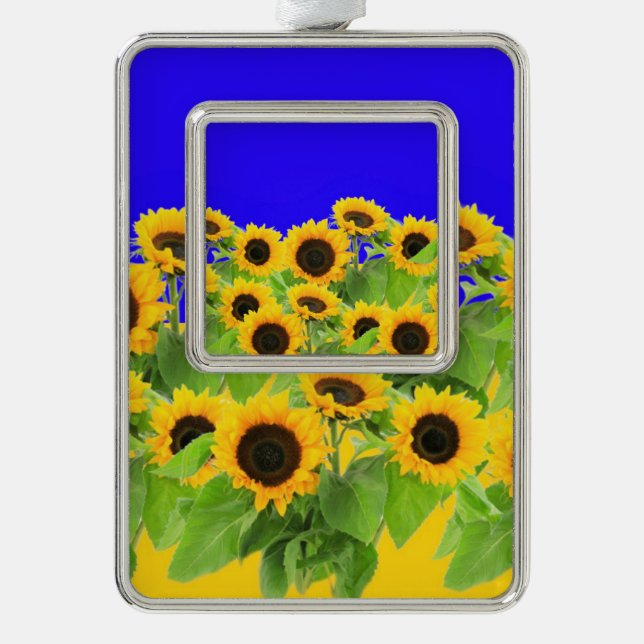 Sunflowers Christmas Ornament (Front)