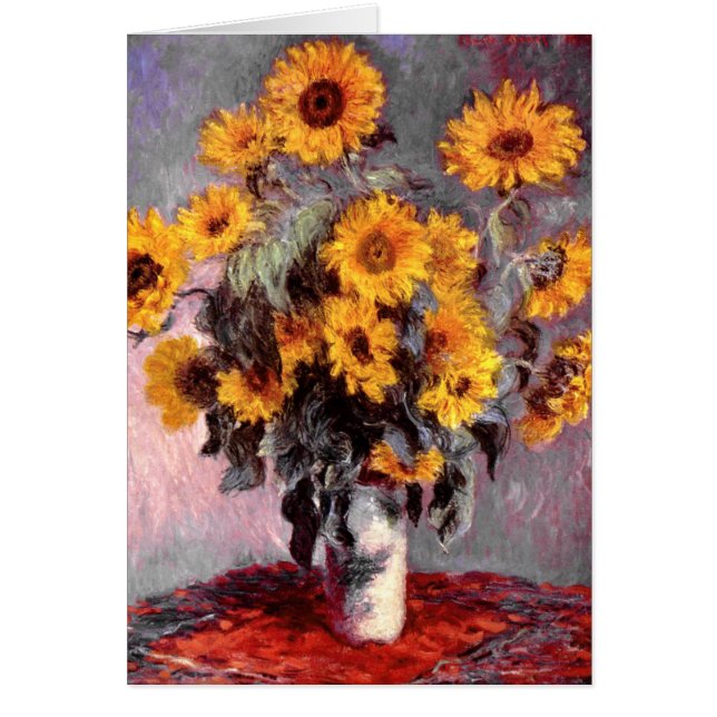 Sunflowers, Claude Monet (Front)