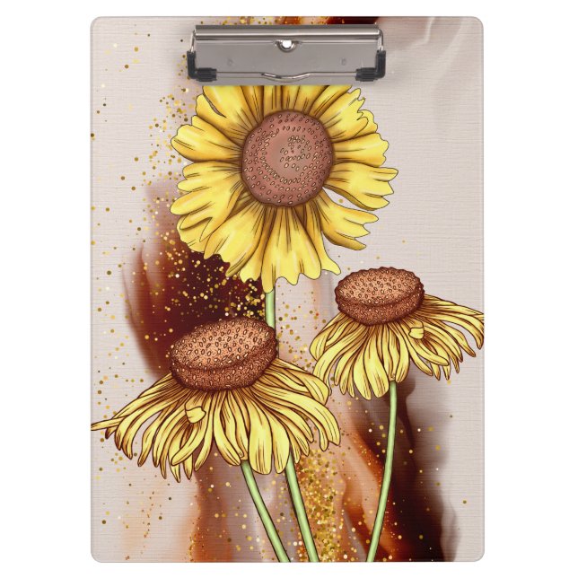 Sunflowers Clipboard (Front)