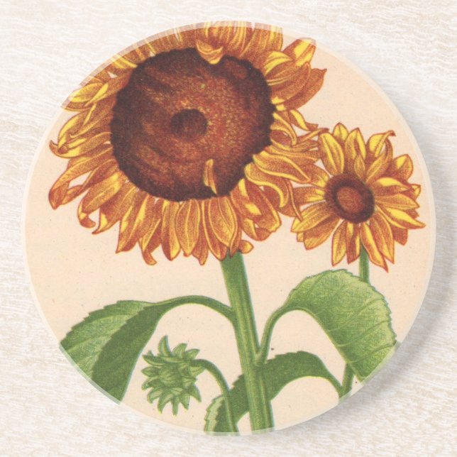 sunflowers coaster (Front)