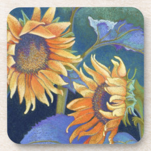 sunflowers coaster