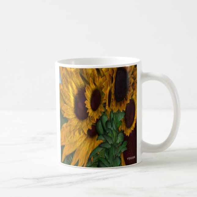 Sunflowers Coffee Mug (Right)
