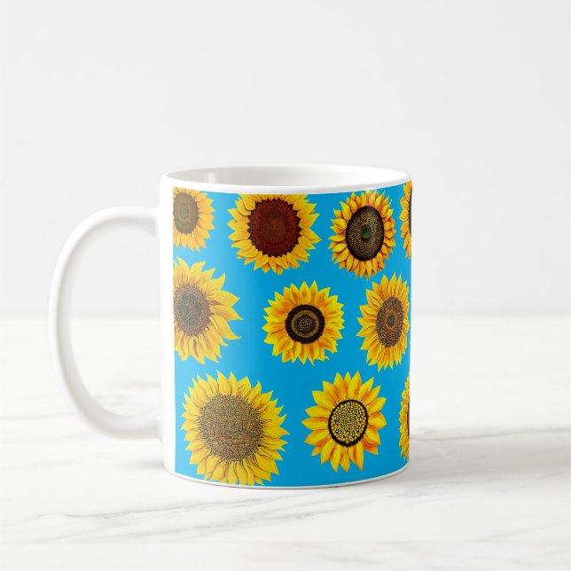 Sunflowers Coffee Mug (Left)