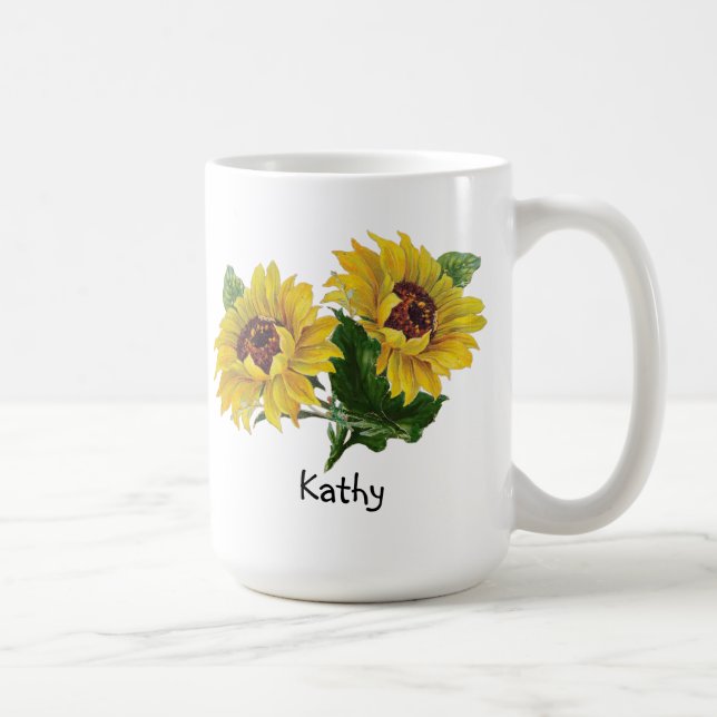 Sunflowers Coffee Mug (Right)