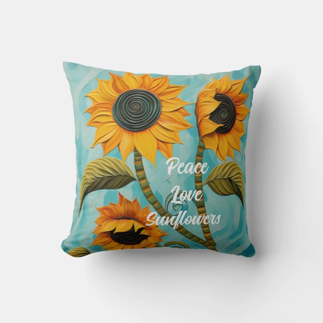 Sunflowers Cushion (Front)