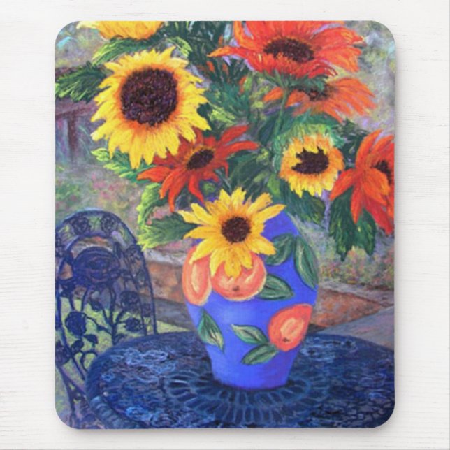 Sunflowers - Customised Mouse Mat (Front)