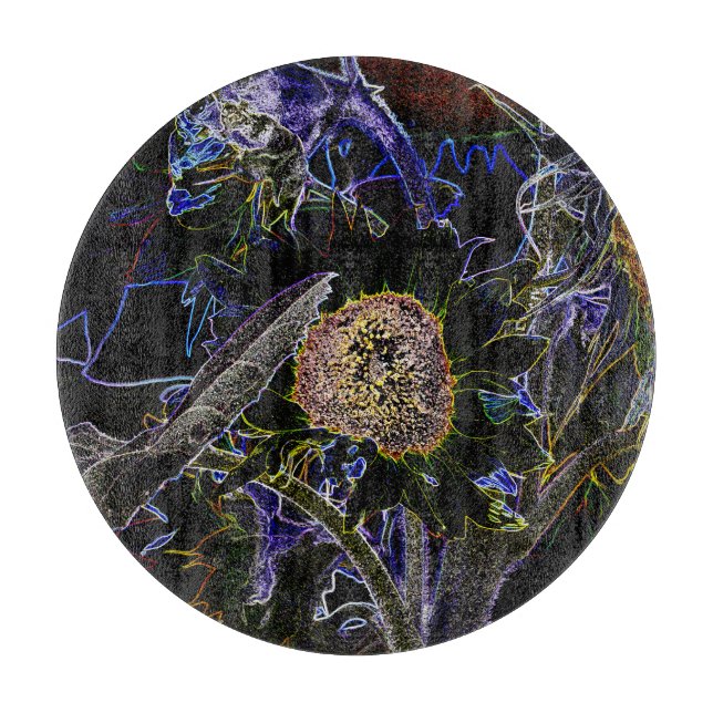 SUNFLOWERS CUTTING BOARD (Front)