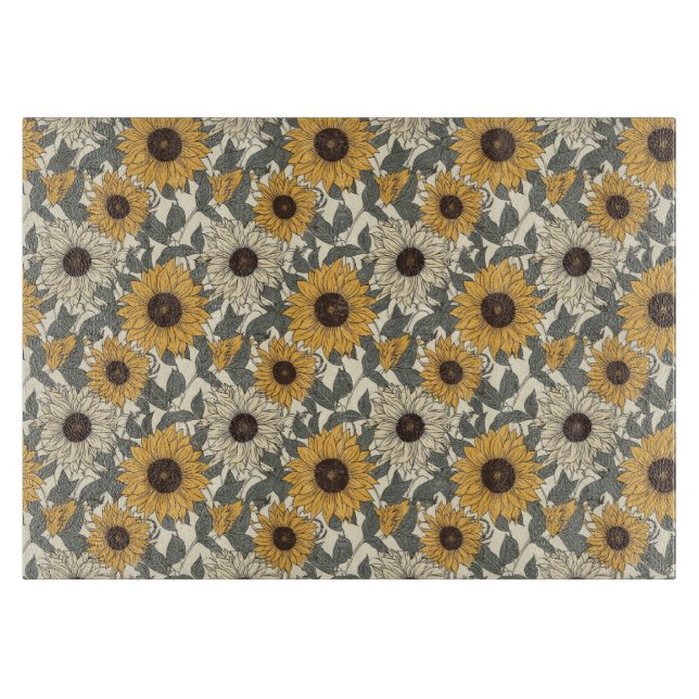 Sunflowers Cutting Board (Front)
