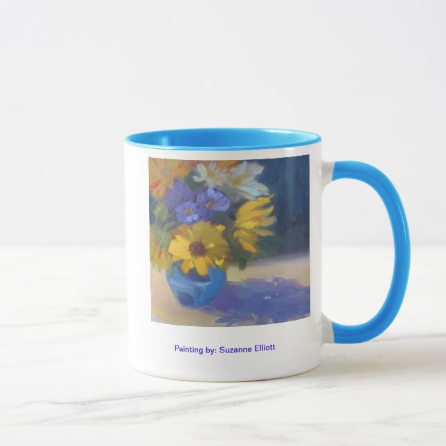 Sunflowers & Daisies Mug (Right)