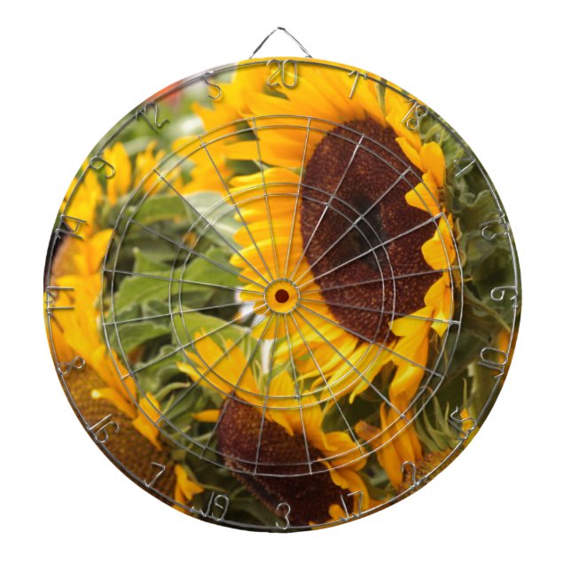 Sunflowers! Dartboard (Front)