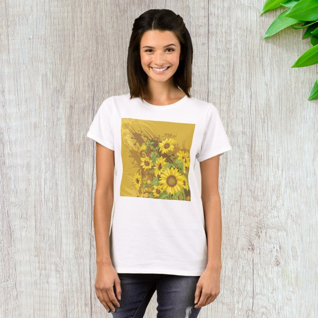 Sunflowers Design T-Shirt (Creator Uploaded)