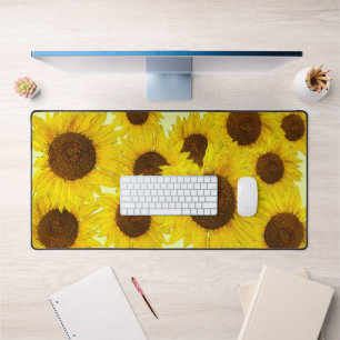 Sunflowers desk mat