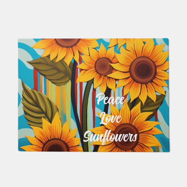 Sunflowers Doormat (Front)