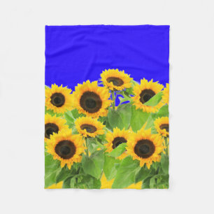 Sunflowers Fleece Blanket