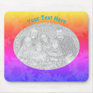 Sunflowers Floral Photo Personalised  Mouse Mat