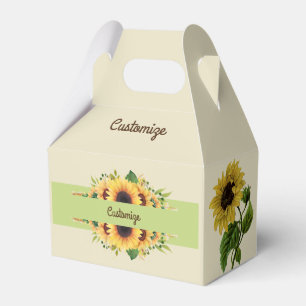 Sunflowers For Any Occasion Favour Box