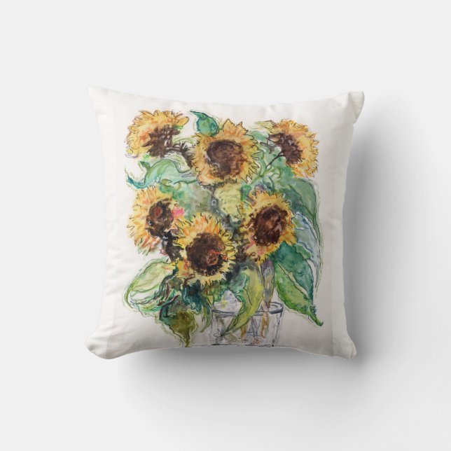 Sunflowers for Peace Cushion (Front)