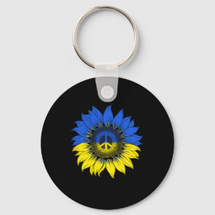 Sunflowers For Ukraine Peace Key Ring