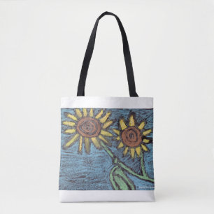 Sunflowers Forever - Kids Art for CHOC Tote Bag