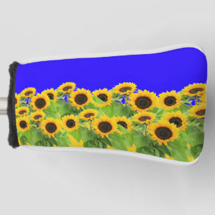 Sunflowers - Freedom Ukraine Peace Ukrainian Flag  Golf Head Cover