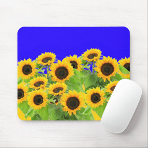 Sunflowers - Freedom Ukraine Peace Ukrainian Flag  Mouse Mat