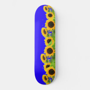 Sunflowers - Freedom Ukraine Peace Ukrainian Flag  Skateboard