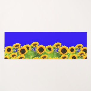 Sunflowers - Freedom Ukraine Peace Ukrainian Flag  Yoga Mat