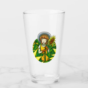 Sunflowers Glass