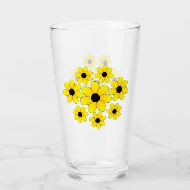 Sunflowers Glass (Front)