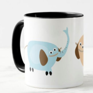 sunflowers glass mug