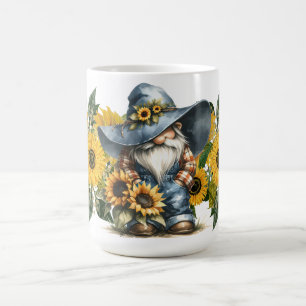Sunflowers Gnome Coffee Mug