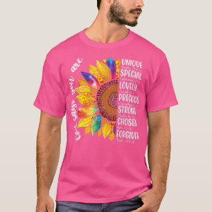 Sunflowers God say you are With Bible Verses Quote T-Shirt