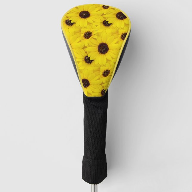 Sunflowers Golf Head Cover (Front)