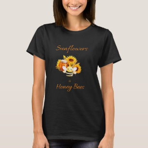 Sunflowers & honey bees T-Shirt